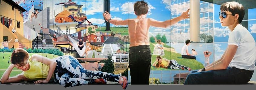 Artwork Title: Fiction Non-Ficyiton & Reference (Mural)