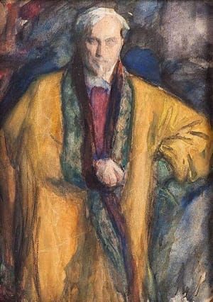 Artwork Title: Self Portrait in a Yellow Sheepskin Coat
