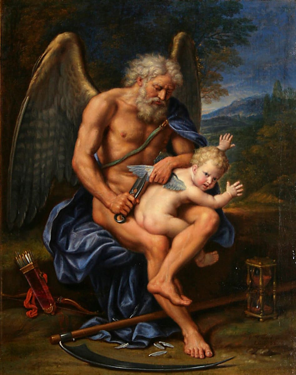 Artwork Title: Time Clipping Cupid’s Wings
