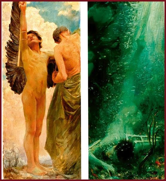 Artwork Title: Daedalus and Icarus