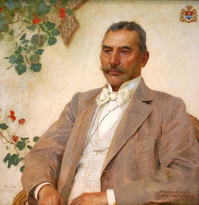 Artwork Title: Portrait of Baron Ljudevit Vranyczany