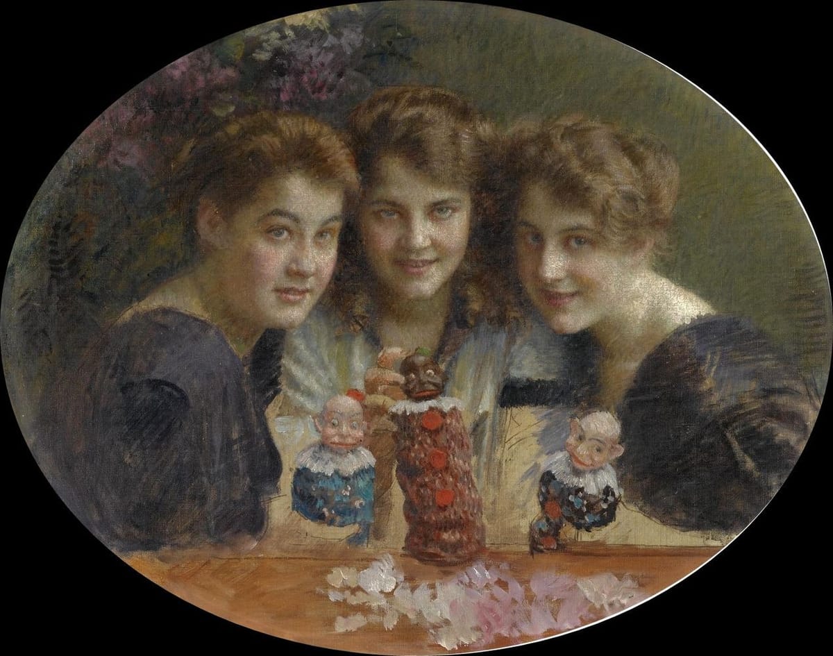 Artwork Title: Portrait of the Artist's Daughters