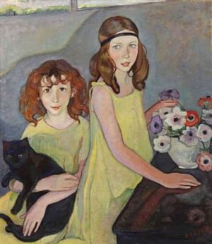 Artwork Title: Jeunes filles en jaune