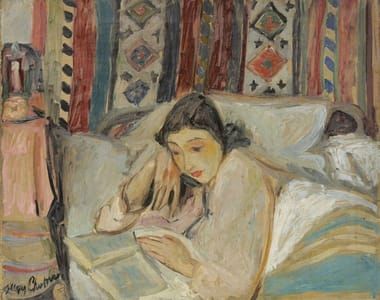 Artwork Title: Young Woman Reading