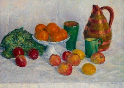 Artwork Title: Nature morte aux fruits et légumes