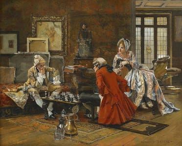 Artwork Title: The Chess Game