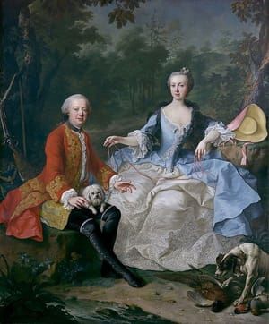 Artwork Title: Count Giacomo Durazzo in the Guise of a Huntsman with His Wife
