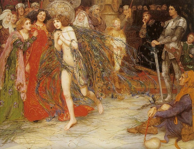 Artwork Title: The Magic Mantle (aka The Enchanted Cloak)