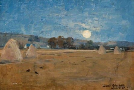 Artwork Title: Moonrise, Moniaive