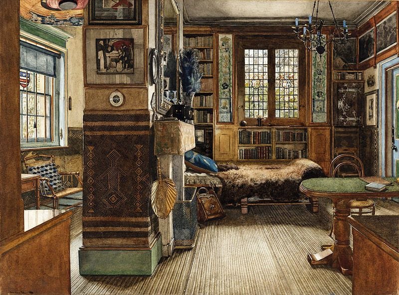 Artwork Title: Sir Lawrence Alma-Tadema's Library in Townshend House, London