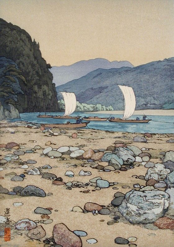 Artwork Title: Tenryū Riverbed
