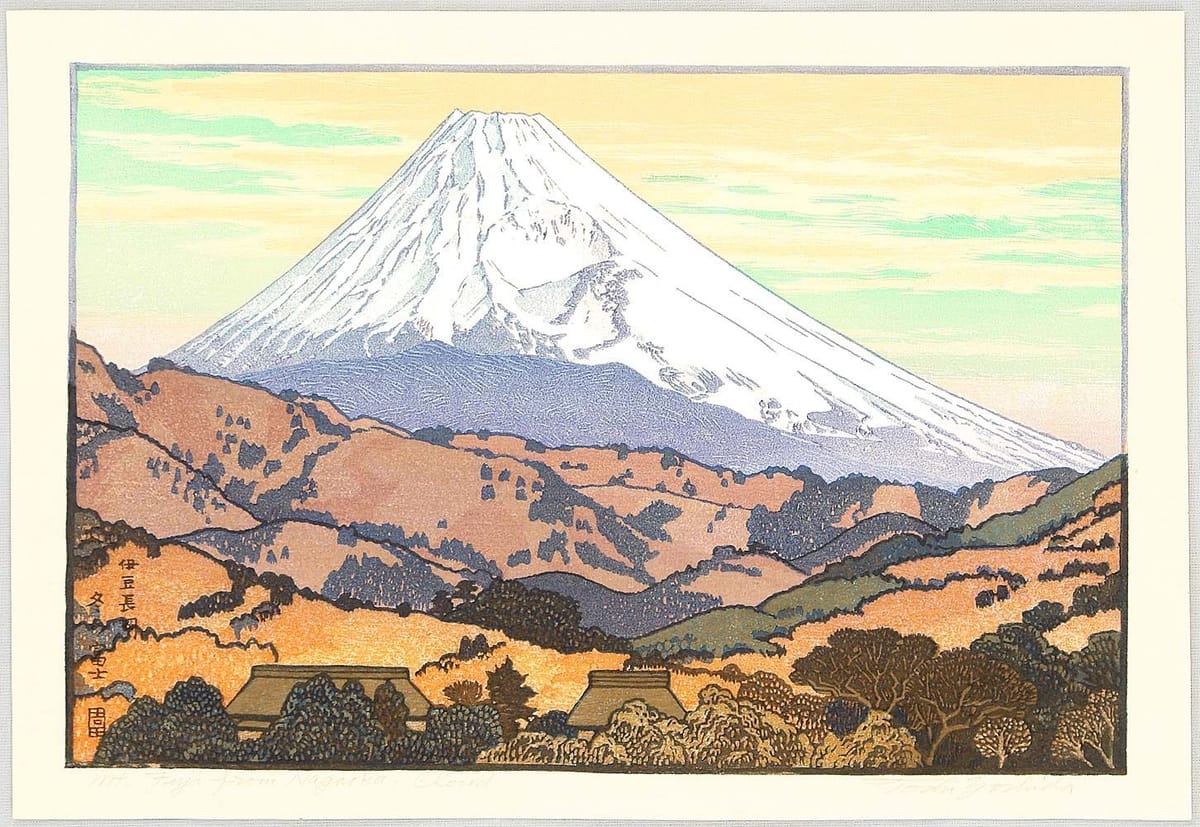 Artwork Title: Mt. Fuji from Nagaoka, Cloud