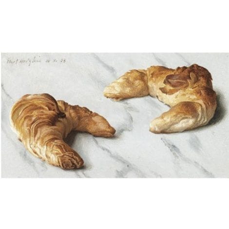 Artwork Title: Two Croissants