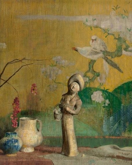 Artwork Title: Still Life with Chinese Statue