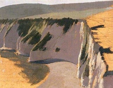 Artwork Title: Cliffs at Beer, Devon