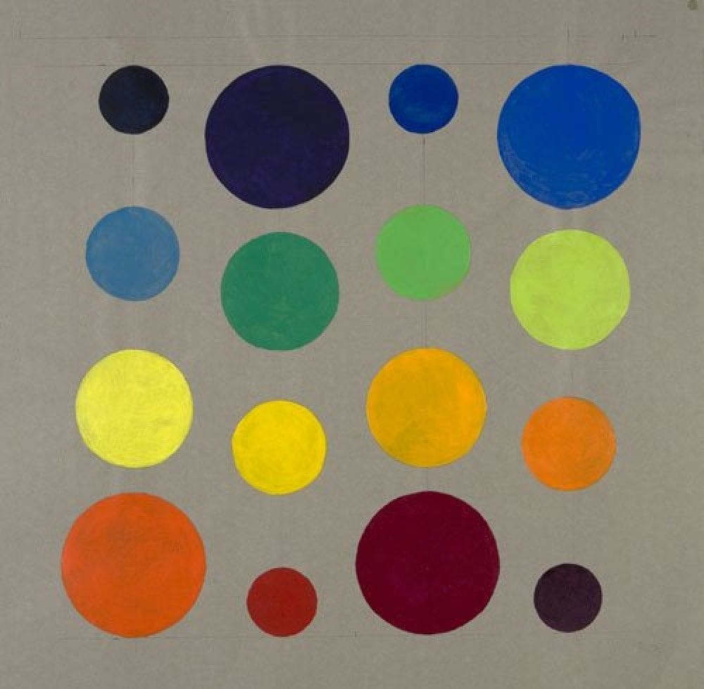 Artwork Title: Rotational Coloured Circles