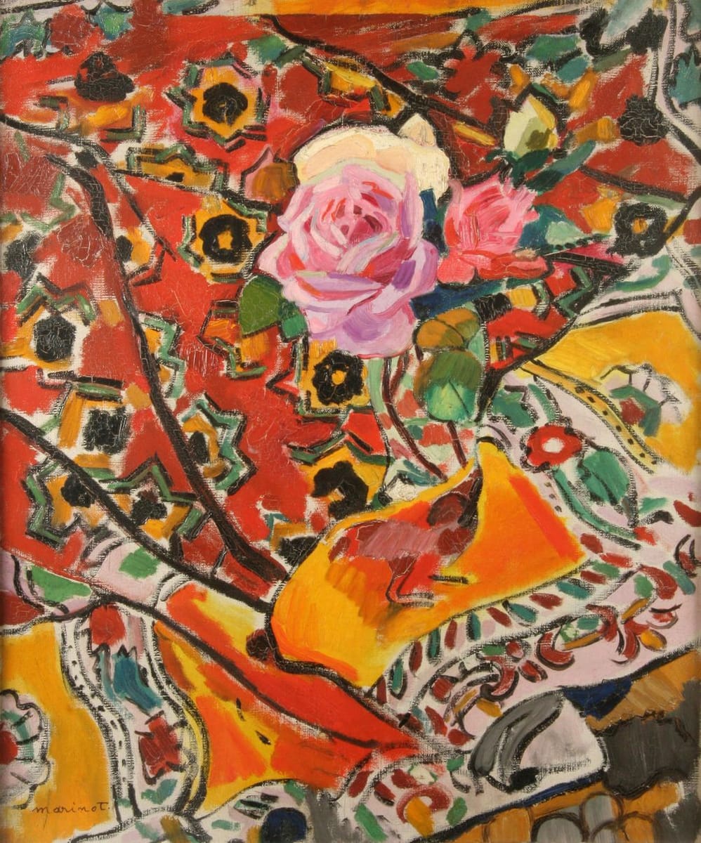 Artwork Title: Rose on a Carpet