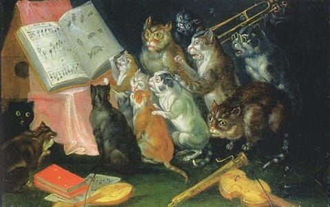 Artwork Title: Cat's Concert