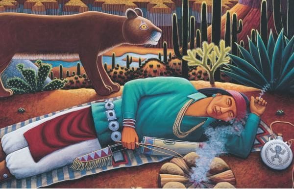 Artwork Title: Sleeping Indian