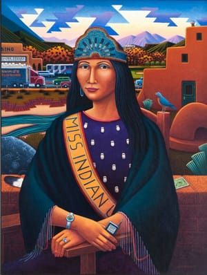 Artwork Title: Pow Wow Princess, Southwest