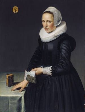 Artwork Title: Maria Pijnaecker, wife of Willem de Langue