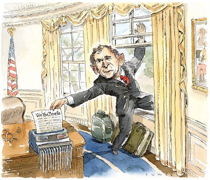 Artwork Title: Bush's Final Fuck You