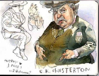 Artwork Title: G.K. Chesterton