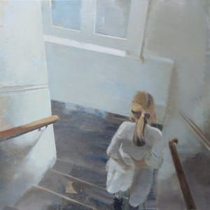 Artwork Title: Girl on the Stairs