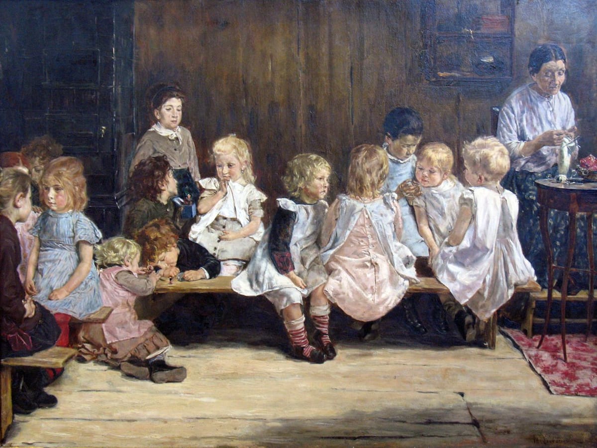 Artwork Title: Kindergarten in Amsterdam