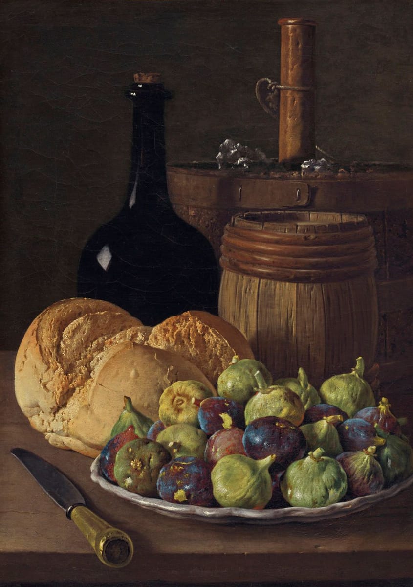 Artwork Title: Still Life with Bread and Figs