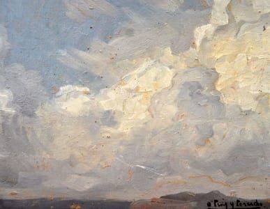 Artwork Title: Note of a Landscape with  Sky