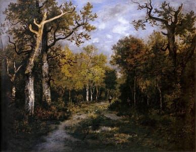Artwork Title: The Forest in Fontainebleau