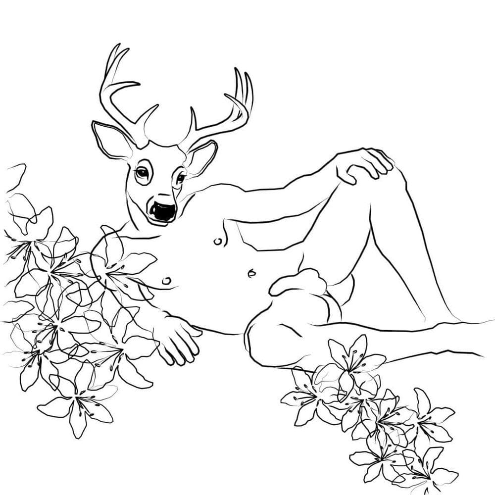 Artwork Title: Black & White drawings // Hustler