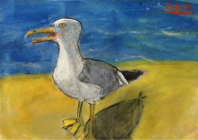 Artwork Title: Yellow-legged Gull