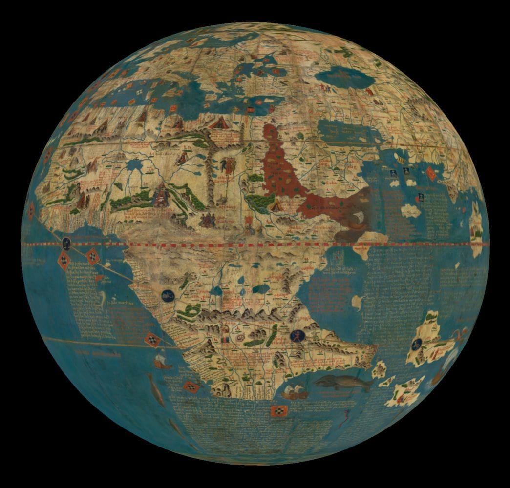 Artwork Title: The Erdapfel, also called Globe of Martin Behaim. Nuremberg