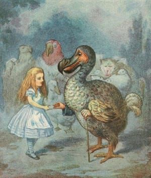 Artwork Title: Alice and the Dodo