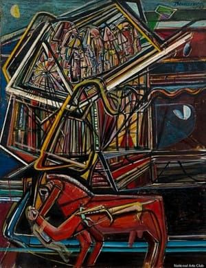 Artwork Title: The House of Death, Nahum Tschacbasov