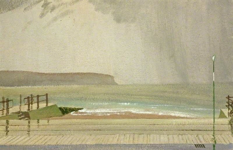 Artwork Title: The Sea in January, Swanage, Dorset