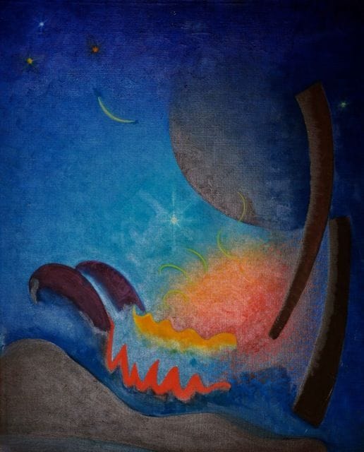 Artwork Title: Night Fires