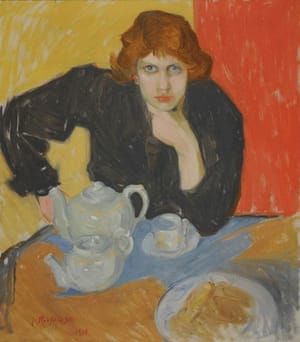Artwork Title: Woman Portrait ,1910