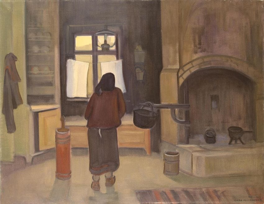 Artwork Title: Morning in a Peasant's House Finland