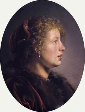 Artwork Title: Portrait of a Woman in Profile