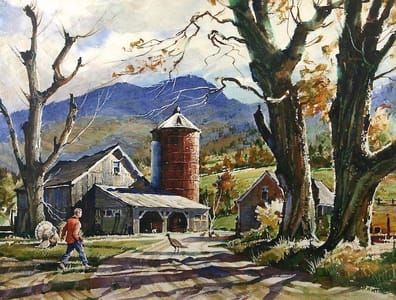 Artwork Title: Autumn in Vermont