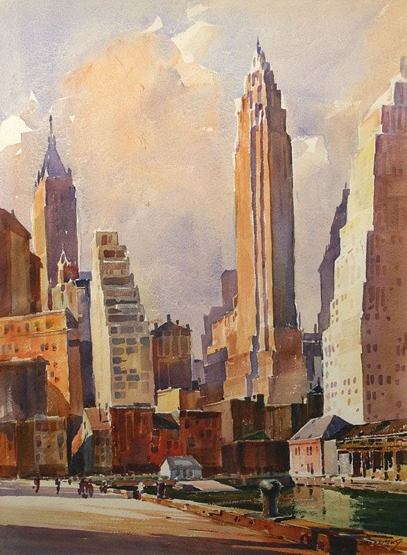 Artwork Title: New York Skyscrapers