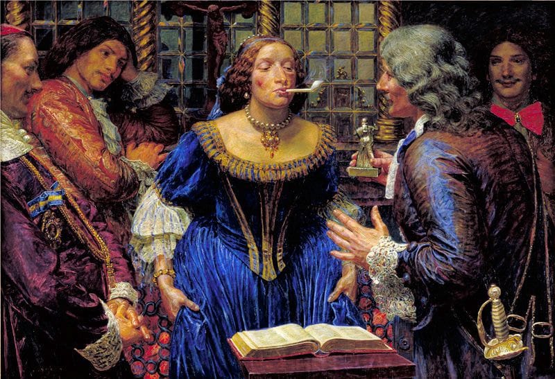 Artwork Title: Queen Christina in Palazzo Corsini