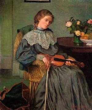 Artwork Title: Portrait of Constance Smedley with a Violin