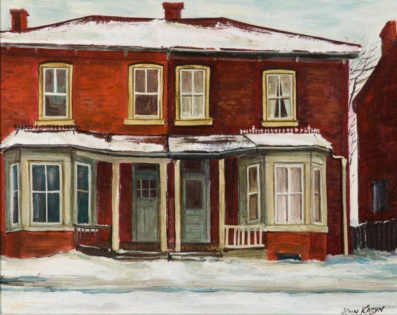 Artwork Title: House on York St., Hamilton