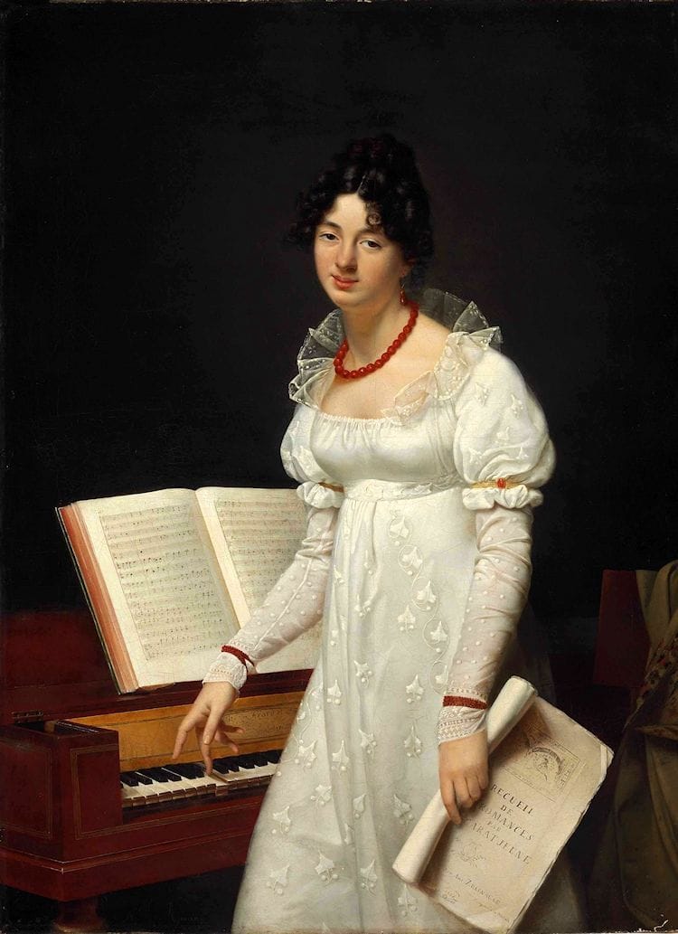 Artwork Title: Portrait of a Lady at the Piano