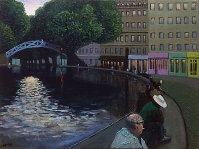 Artwork Title: Twilight on the Saint-Martin Canal