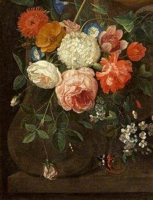 Artwork Title: Roses In A Glass Bowl